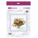 Kit point de croix "Fraise Gourmande" 25x25 cm SR2326