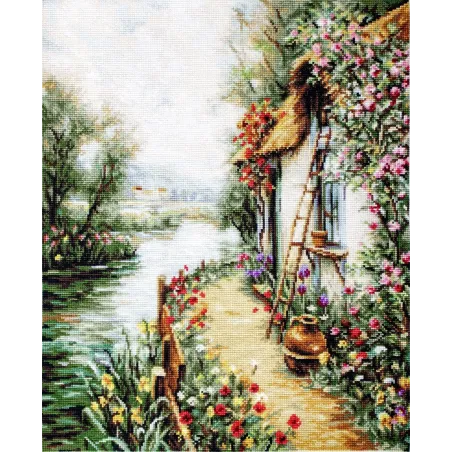 Petit Point Set "Am Fluss" SG581