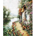 Petit Point Set "Am Fluss" SG581