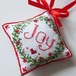 Cross-stitch kits three-dimensional decoration "Christmas joy" AAHT-008