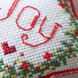 Cross-stitch kits three-dimensional decoration "Christmas joy" AAHT-008