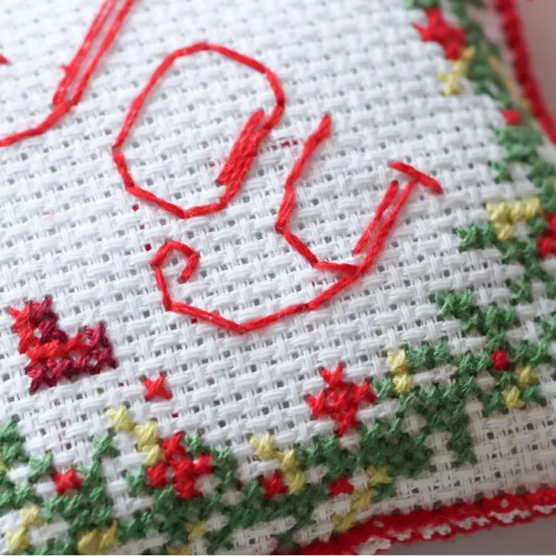 Cross-stitch kits three-dimensional decoration "Christmas joy" AAHT-008