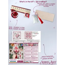 Cross-stitch kits three-dimensional decoration "Festive little angel" AAHT-007