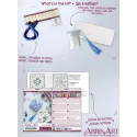 Cross-stitch kits three-dimensional decoration "Frosty Ornament" AAHT-003