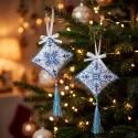 Cross-stitch kits three-dimensional decoration "Frosty Ornament" AAHT-003