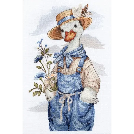 Cross-stitch kit "The yard master" 15 х 23 cm AAH-337