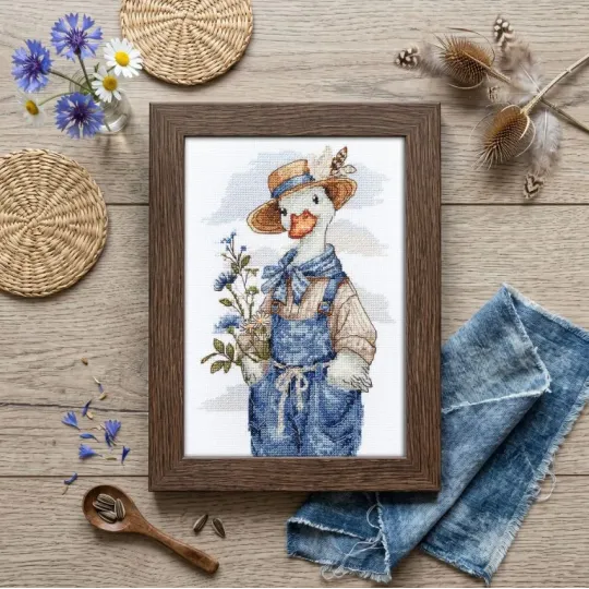 Kreuzstich-Set "Der Hofmeister" 15 x 23 cm AAH-337