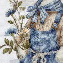Cross-stitch kit "The yard master" 15 х 23 cm AAH-337