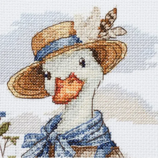Siuvinėjimo kryželiu rinkinys "Kiemo meistras" 15 x 23 cm AAH-337
