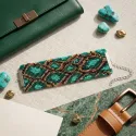 Main Bead Embroidery Kit Collar “Serpentarium” 15 х 4.7 cm AADB-013