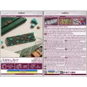 Main Bead Embroidery Kit Collar “Serpentarium” 15 х 4.7 cm AADB-013