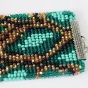 Siuvinėjimo karoliukais apykaklės rinkinys „Serpentarium“ 15 x 4,7 cm AADB-013