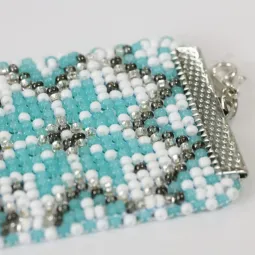Main Bead Embroidery Kit Collar “Treasure of Traditions” 15 х 4.2 cm AADB-012