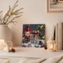 Kit de broderie de perles de taille moyenne "Biscuits pour le Père Noël" 20 х 20 cm AAMB-148
