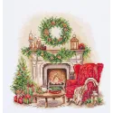 Cross-stitch kit "Cozy Winter" 18 х 19 cm AAH-335
