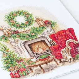 Cross-stitch kit "Cozy Winter" 18 х 19 cm AAH-335