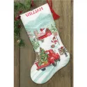 Siuvinėjimo kryželiu rinkinys "Holiday Farm Stocking" D70-09619