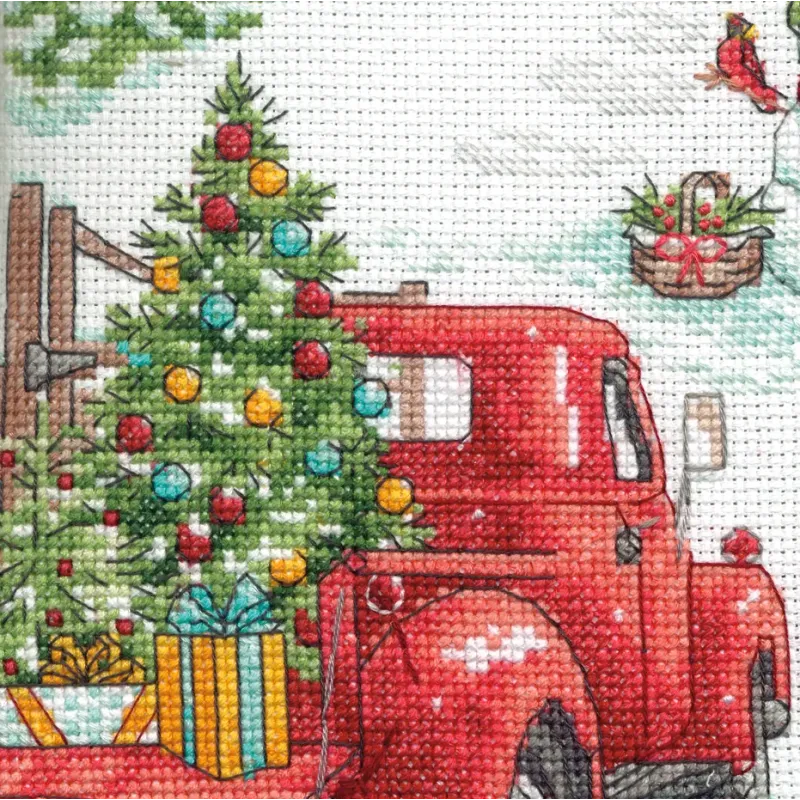 Набор для вышивания крестиком "Holiday Farm Stocking" D70-09619