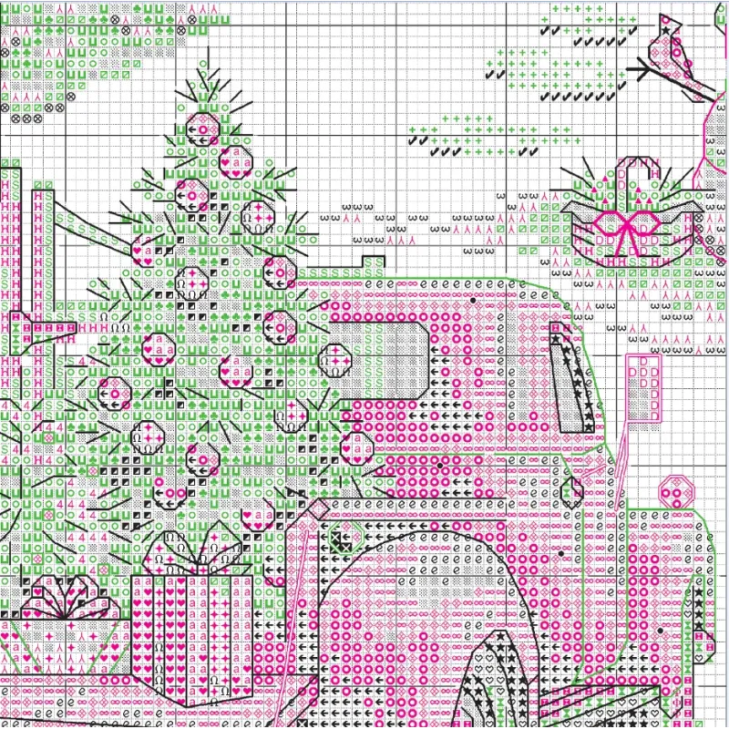 Набор для вышивания крестиком "Holiday Farm Stocking" D70-09619