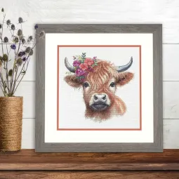Набор для вышивания крестиком Highland Cow D70-35449