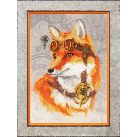Kreuzstich-Set "Fuchs Meister" 37,5×26,5 cm S/LS009