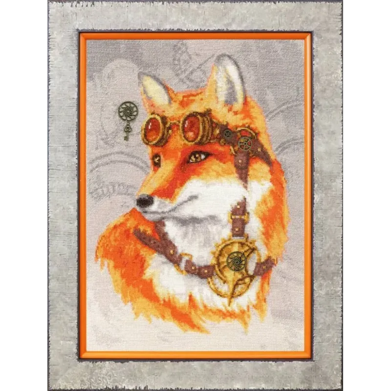 Kreuzstich-Set "Fuchs Meister" 37,5×26,5 cm S/LS009