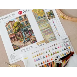 Cross stitch kit "Signature" 23.50 × 32.23 cm AVA-P062