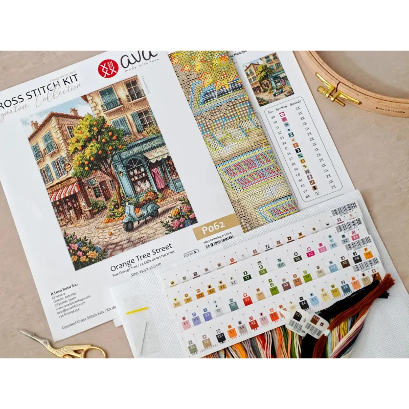 Cross stitch kit "Signature" 23.50 × 32.23 cm AVA-P062