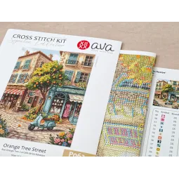 Cross stitch kit "Signature" 23.50 × 32.23 cm AVA-P062