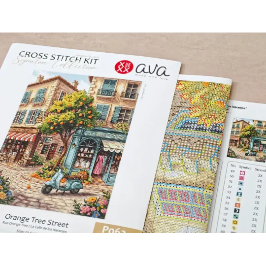 Cross stitch kit "Signature" 23.50 × 32.23 cm AVA-P062