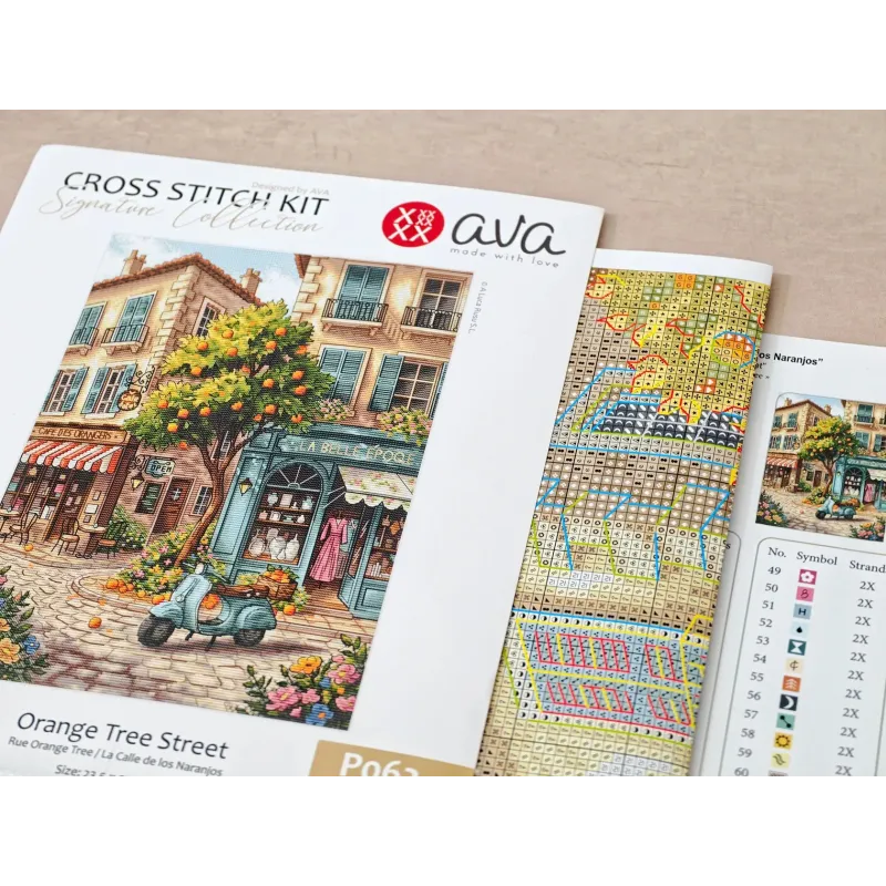 Cross stitch kit "Signature" 23.50 × 32.23 cm AVA-P062