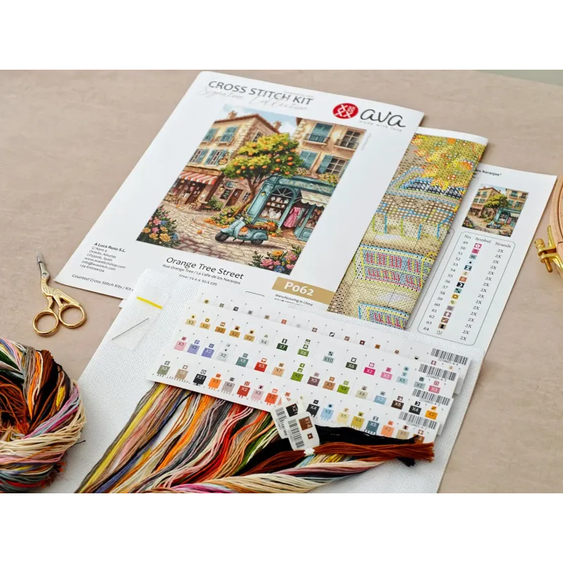 Cross stitch kit "Signature" 23.50 × 32.23 cm AVA-P062