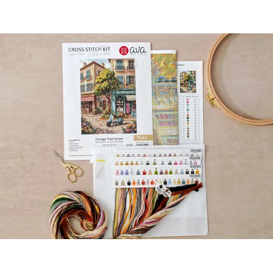 Cross stitch kit "Signature" 23.50 × 32.23 cm AVA-P062