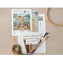 Kreuzstich-Set "Zuhause ist, wo wir es parken" 28,57 × 28,57 cm AVA-P017