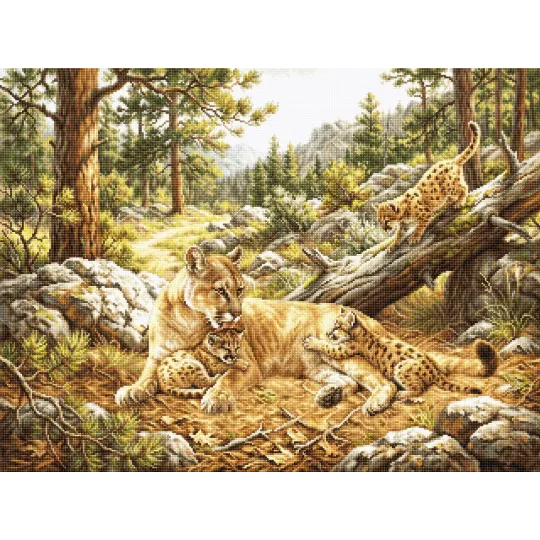 Набор для вышивки Petit Point "Материнская любовь" 32 x 24 см SG734