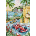 Набор для вышивания крестиком "F1 Гран-при Монако" 17.5 x 26 см SBPK05