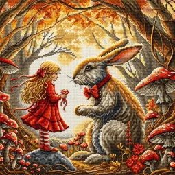 Cross stitch kit "Fairy Tale World" 31.75 x 31.75 cm AVA-P045