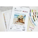 Kreuzstich-Set "Azure beach" 29 x 29 cm SB735