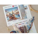 Kreuzstich-Set "Sonnenuntergang in Paris" 28,57 × 28,57 cm AVA-P119
