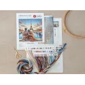 Cross stitch kit "Sunset in Paris" 28.57 × 28.57 cm AVA-P119