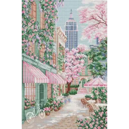 Kreuzstich-Set York City, USA 17,5x26 cm SBPK03