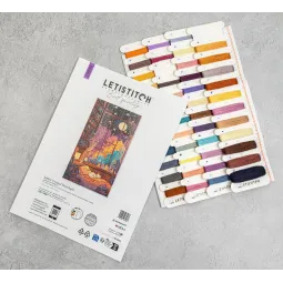 Kit de point de croix "Clair de lune de cristal" 18 x 32 cm SLETIL9994