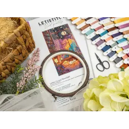 Cross stitch kit "Crystal Moonlight" 18 x 32 cm SLETIL9994