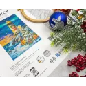 Cross stitch kit "Lighthouse Noel" 23 x 32 cm SLETIL9993