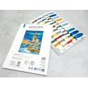 Cross stitch kit "Lighthouse Noel" 23 x 32 cm SLETIL9993