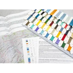 Kit de point de croix "Phare Noël" 23 x 32 cm SLETIL9993