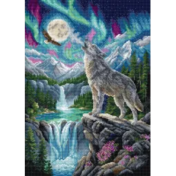 Kit point de croix "Esprit de la nature" 23 x 32 cm SLETIL9995