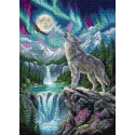 Cross stitch kit "Spirit of the Wild" 23 x 32 cm SLETIL9995