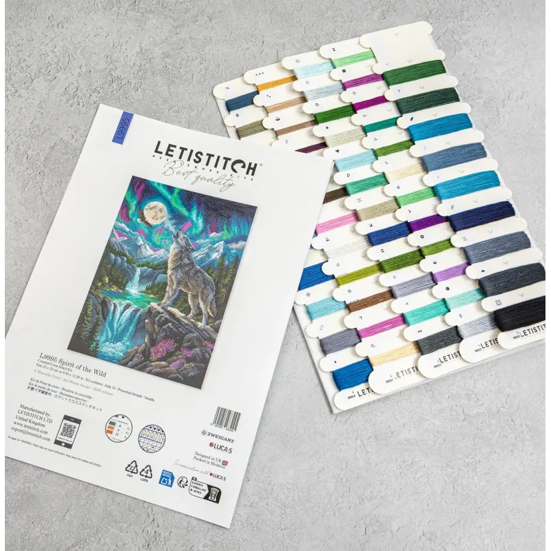 Kit point de croix "Esprit de la nature" 23 x 32 cm SLETIL9995