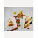 Cross stitch kit "Sunshine Gnome" 20x20 cm SRA1043